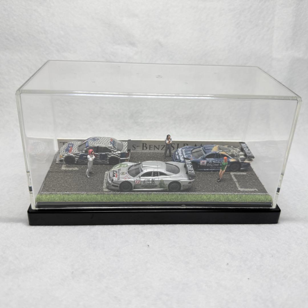 【極上の臨場感】1/87 HO サーキット カーレース ジオラマ メルセデス