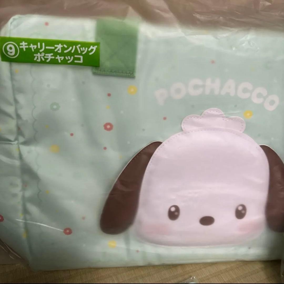 本日限定価格　サンリオ　当たりくじ ポチャッコぬいぐるみ　キャリーオンバッグ