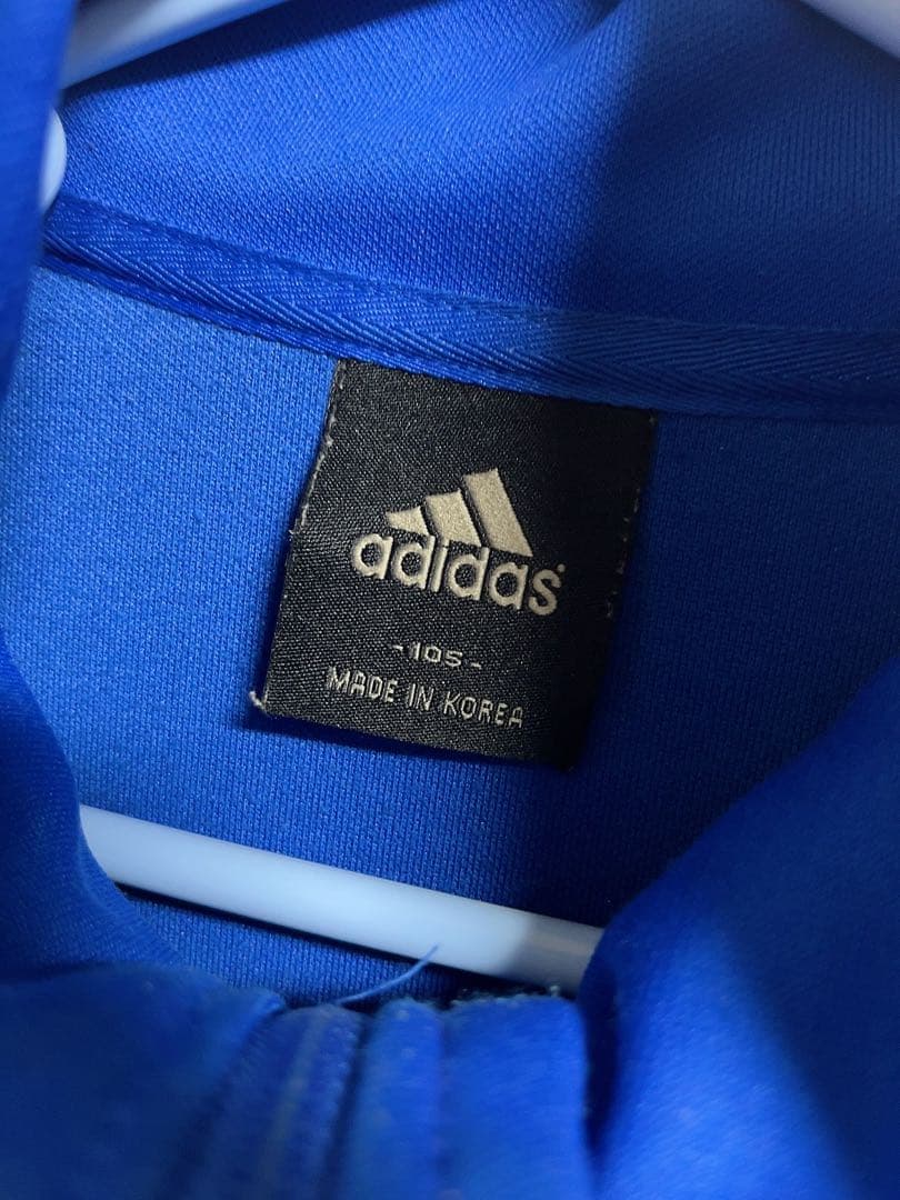 アディダス　adidas ジャージ　トラックジャケット　青　古着
