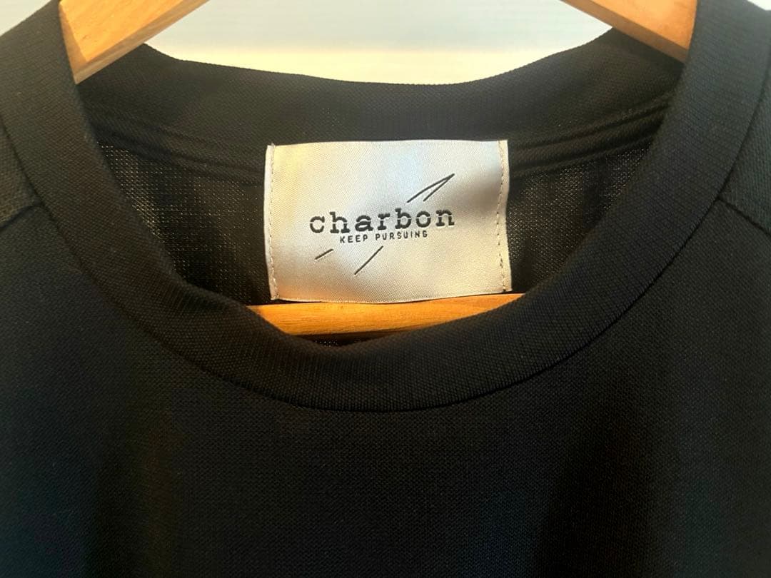 charbon シャルボン　ランニング　ノースリーブTシャツ ブラック　おまけ
