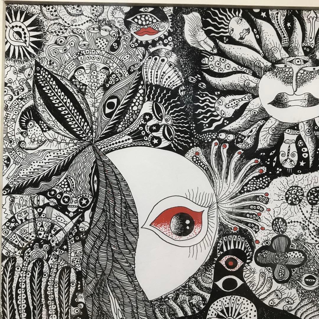 画家　鈴木信也　ペン画