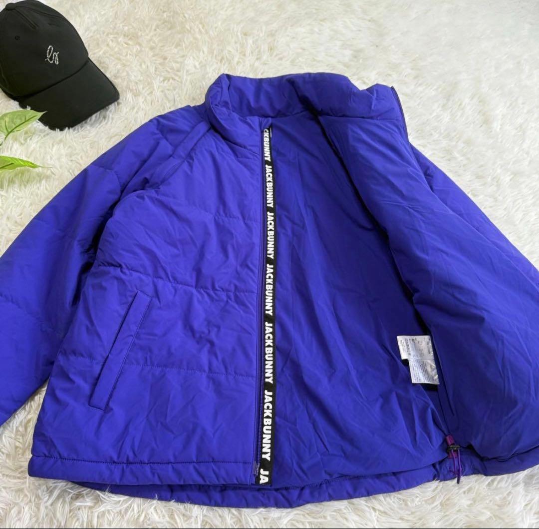 【ジャックバニー】美品 中綿ジャケット パープル 1サイズ レディース 2way