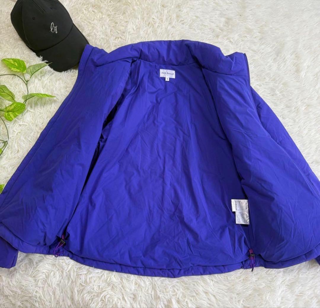 【ジャックバニー】美品 中綿ジャケット パープル 1サイズ レディース 2way