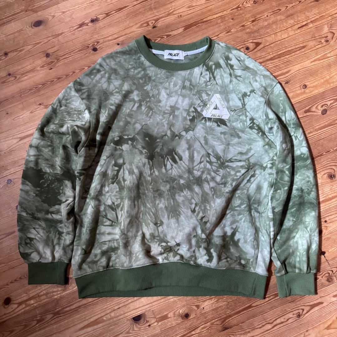 【PALACE】タイダイ クルーネックスウェット Lサイズ