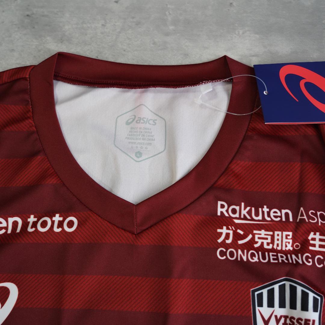 2019 asics ヴィッセル神戸　ポドルスキ　ホームユニフォーム　Lサイズ