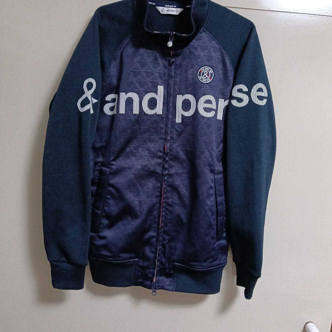 and per se ネイビー ジャケット