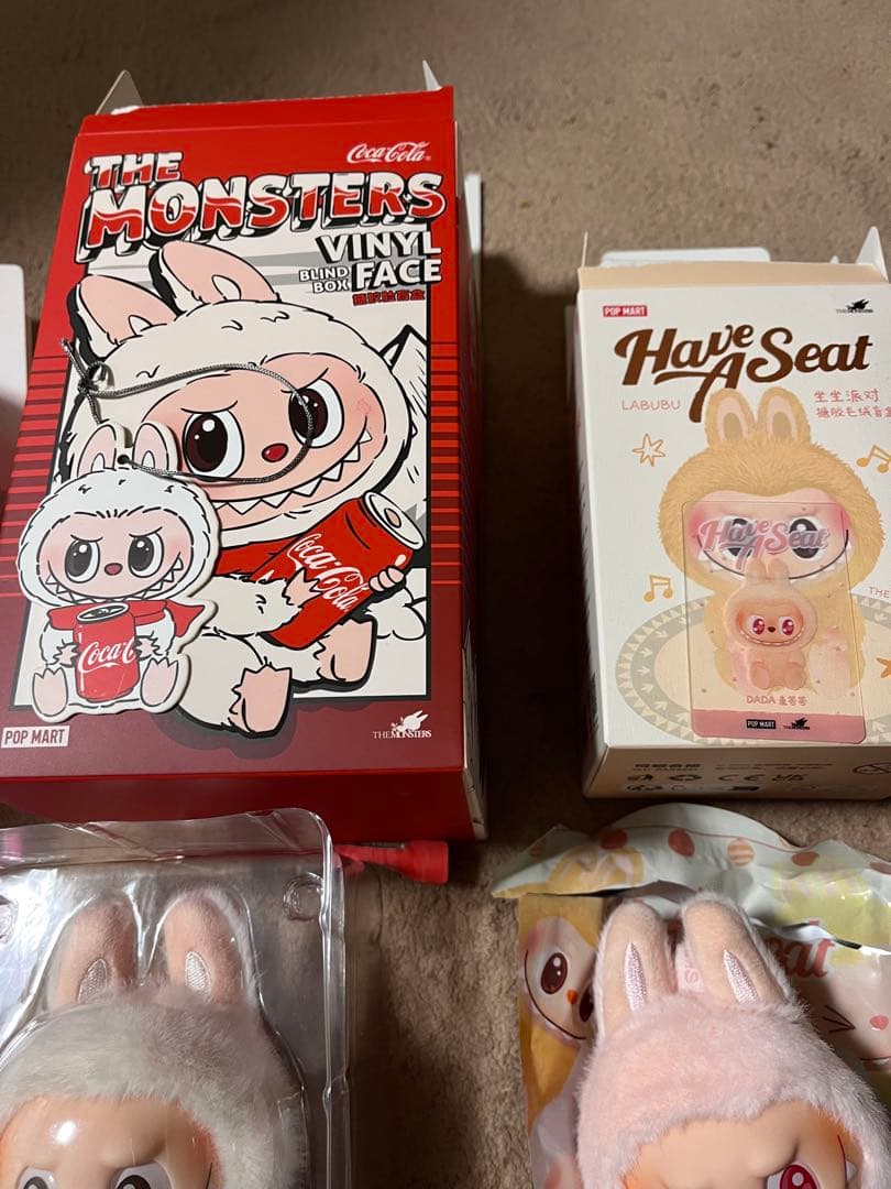 コカコーララブブ【新品】　ラブブ3体セット
