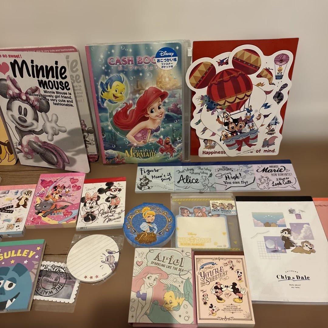 ディズニー キャラクター メモ帳 セット