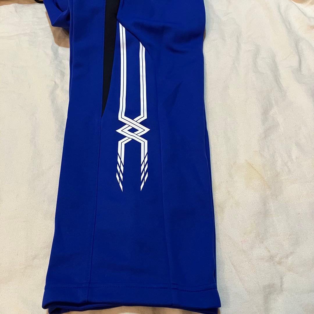 Mizuno ジャージ上下 青 Mサイズ未使用(送料込み)刺繍ロゴセットアップ