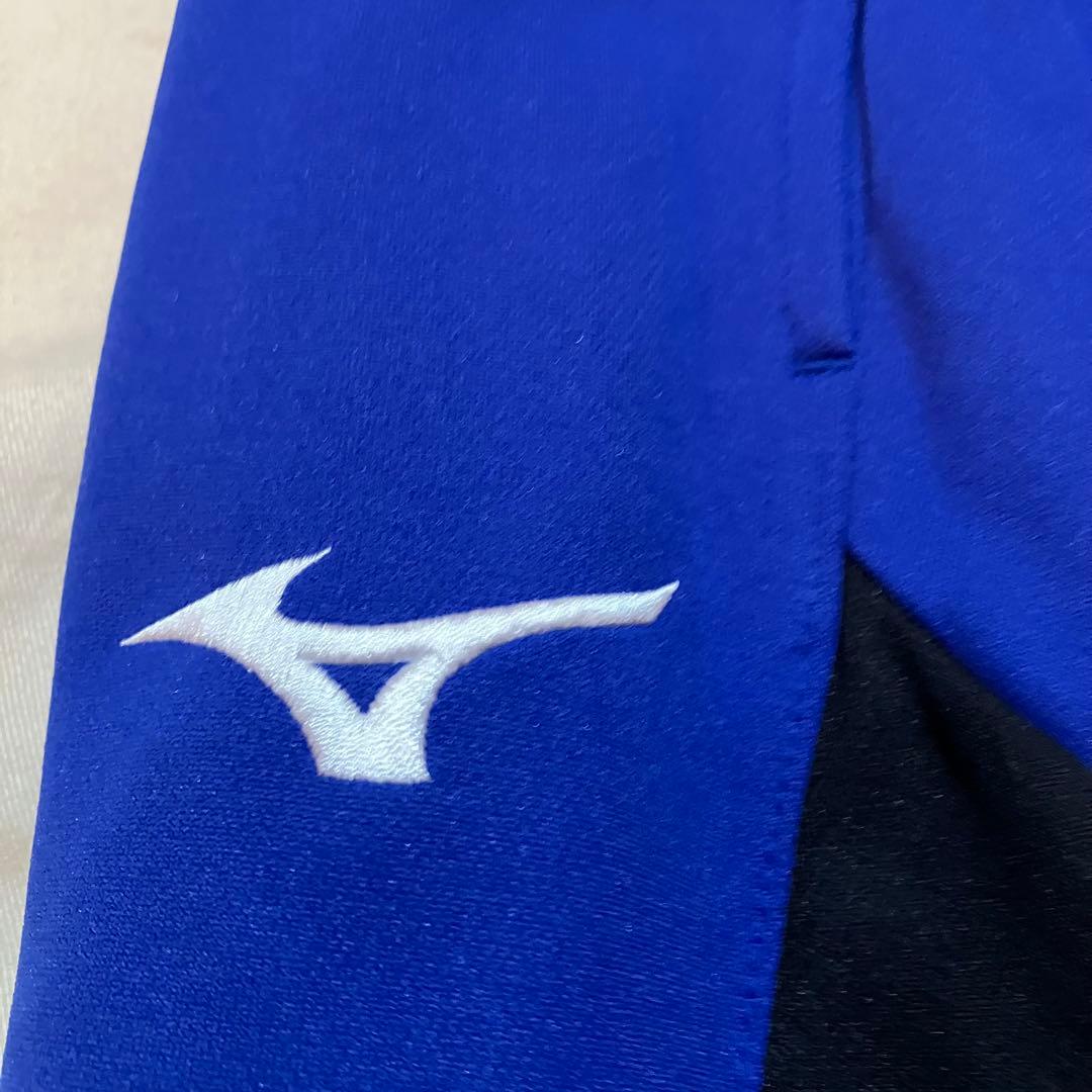 Mizuno ジャージ上下 青 Mサイズ未使用(送料込み)刺繍ロゴセットアップ