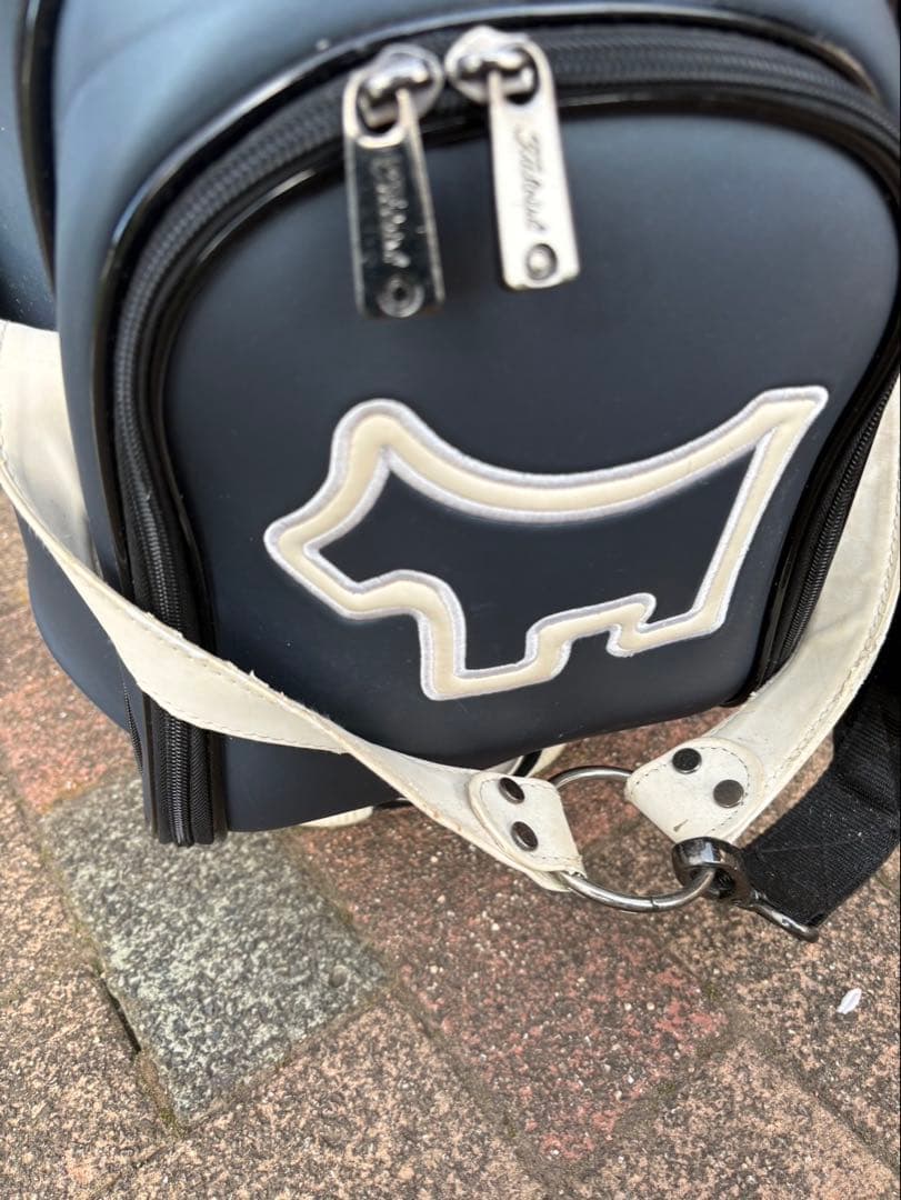 SCOTTY CAMERON ゴルフキャディバッグ ネイビー/ホワイト