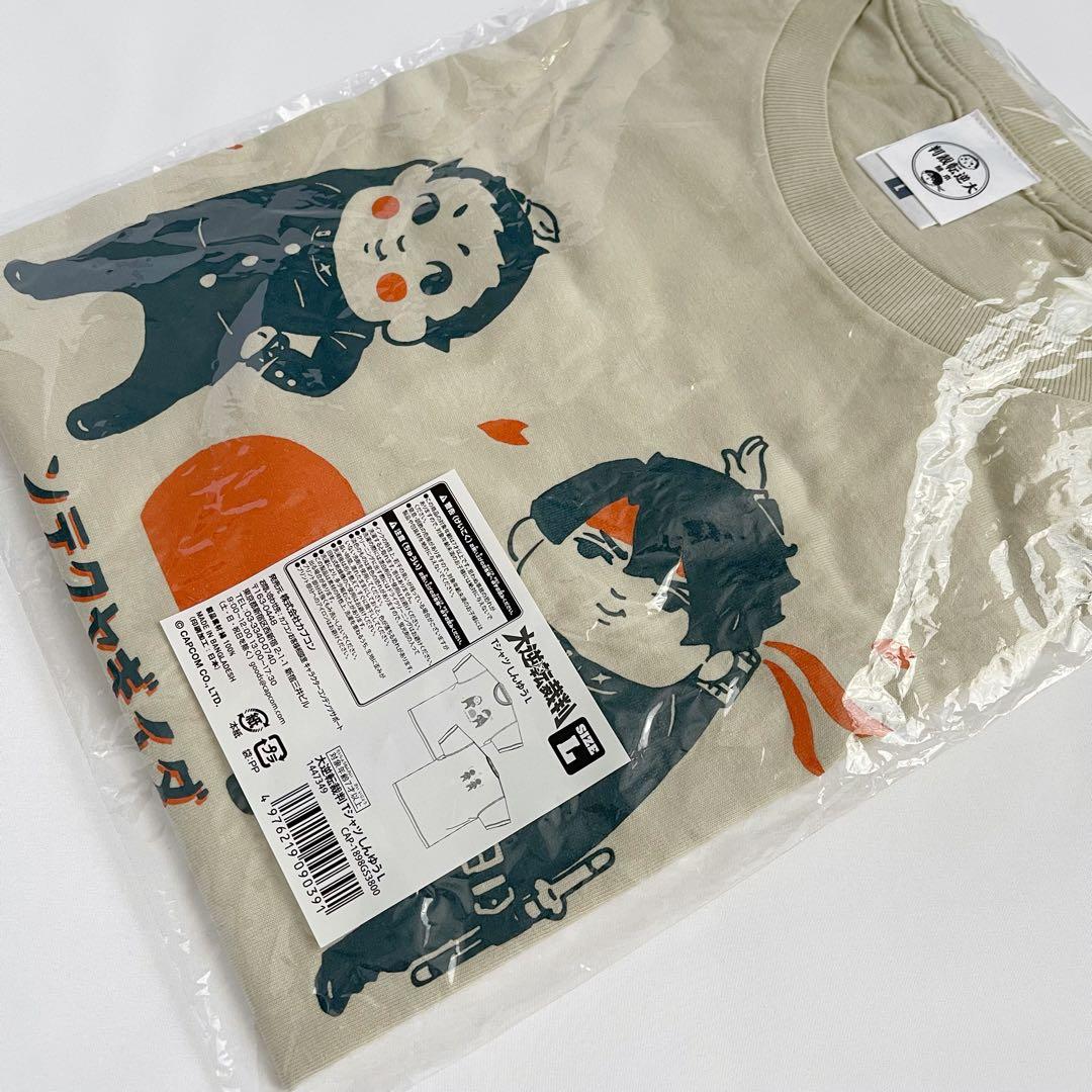 大逆転裁判 Tシャツ Lサイズ カプコン CAPCOM ゲーム アニメ 映画