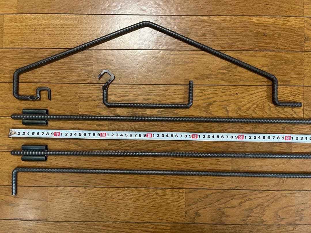 アイアン ランタンハンガー ランタンスタンド　ハンドメイド　キャンプ
