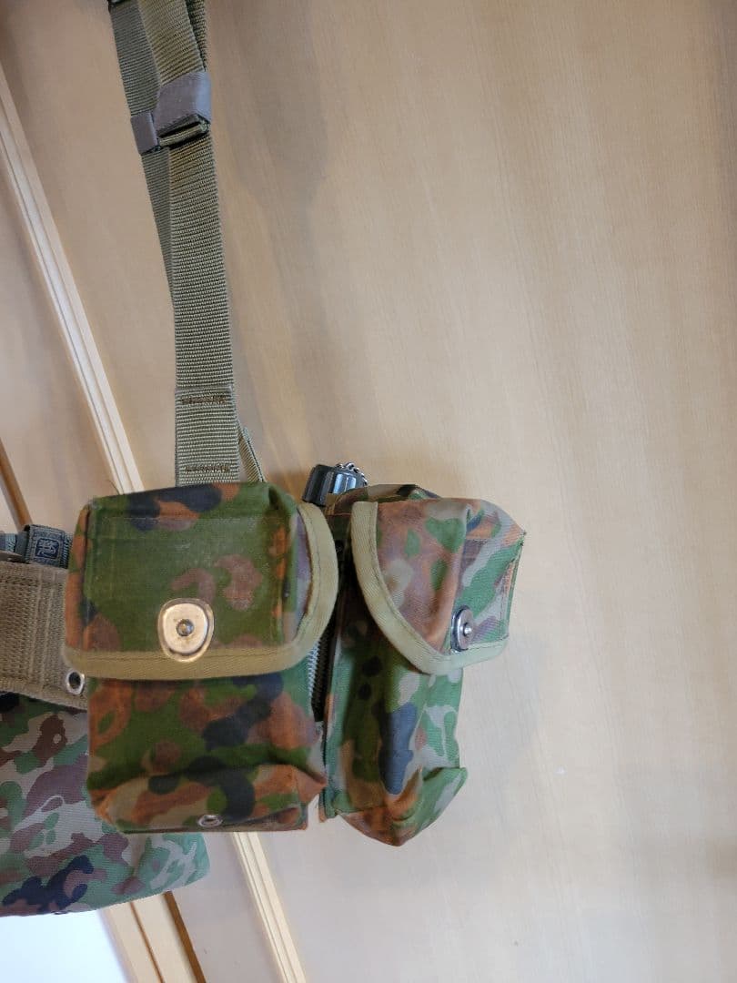 陸上自衛隊　弾帯　弾納　水筒　ダンプバック　サスペンダー 　中古　PX品　戦人品