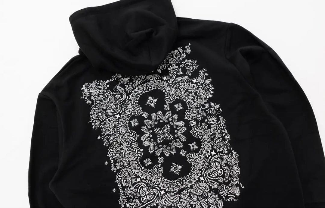ミュージシャン CHRONOIZM PAIZLEY HOODIE XXL