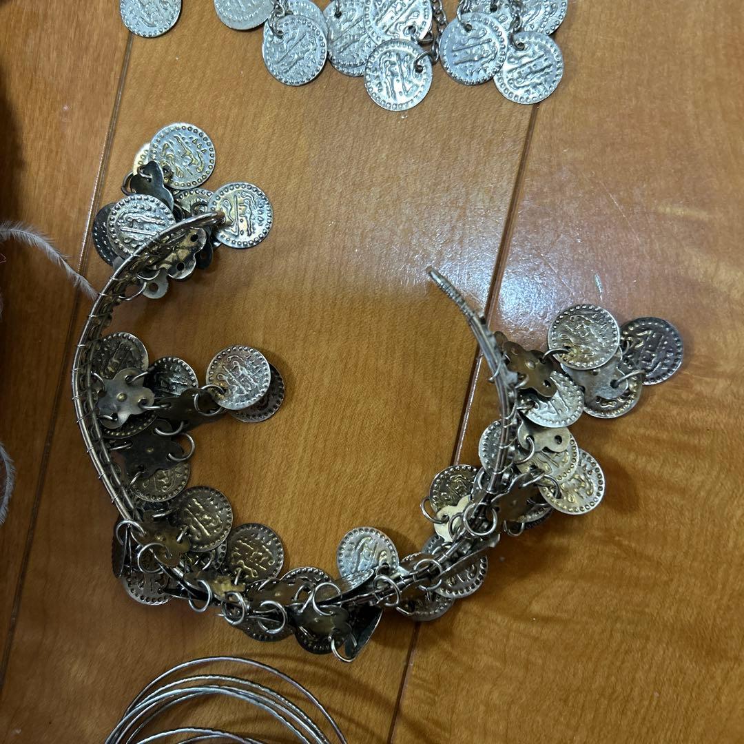 シルバー ベリーダンス セットアップ