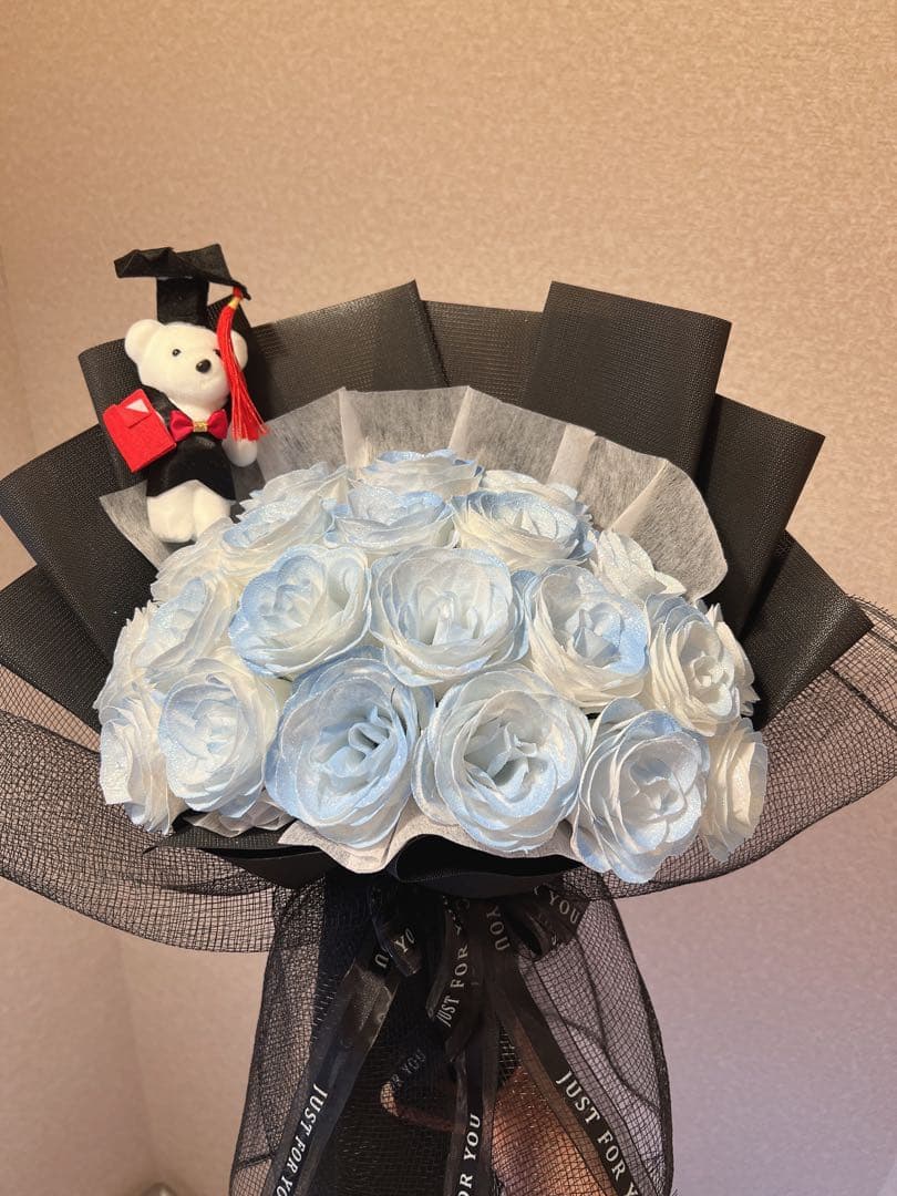 ソープフラワー薔薇 卒業式