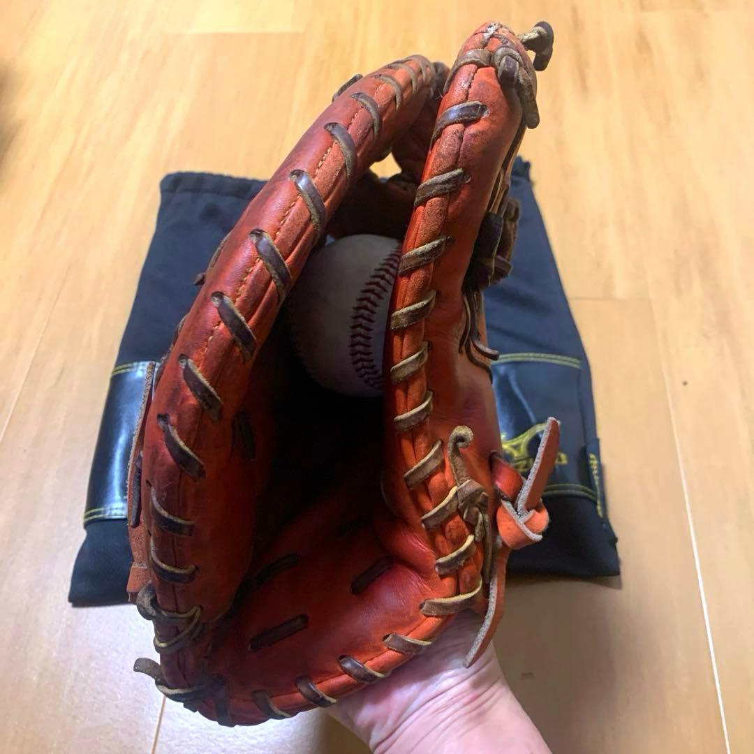 野球グローブ　硬式　ミズノプロ　ファーストミット　左投げ　サウスポー 旧ラベル