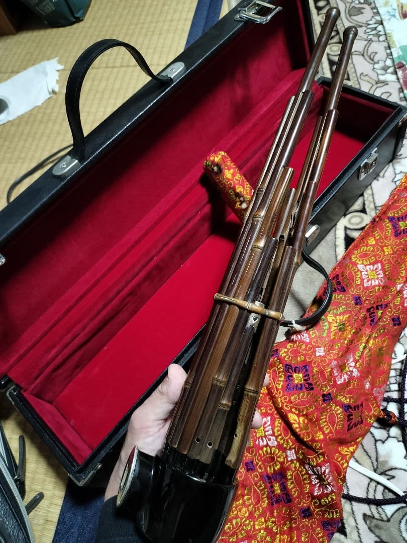 笙 竹製 専用ケース付き