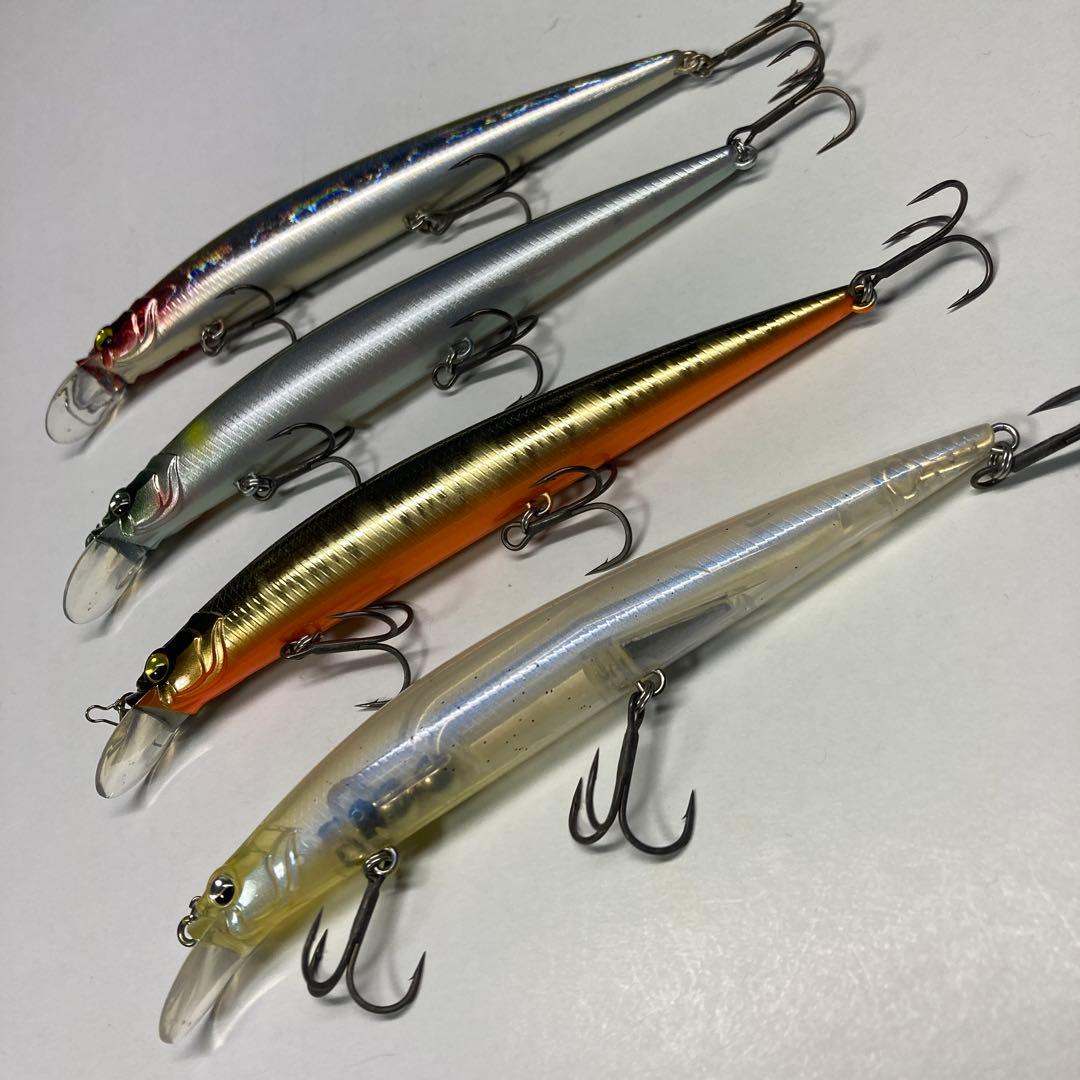 【新品】レイドジャパン　レベルミノー　4個