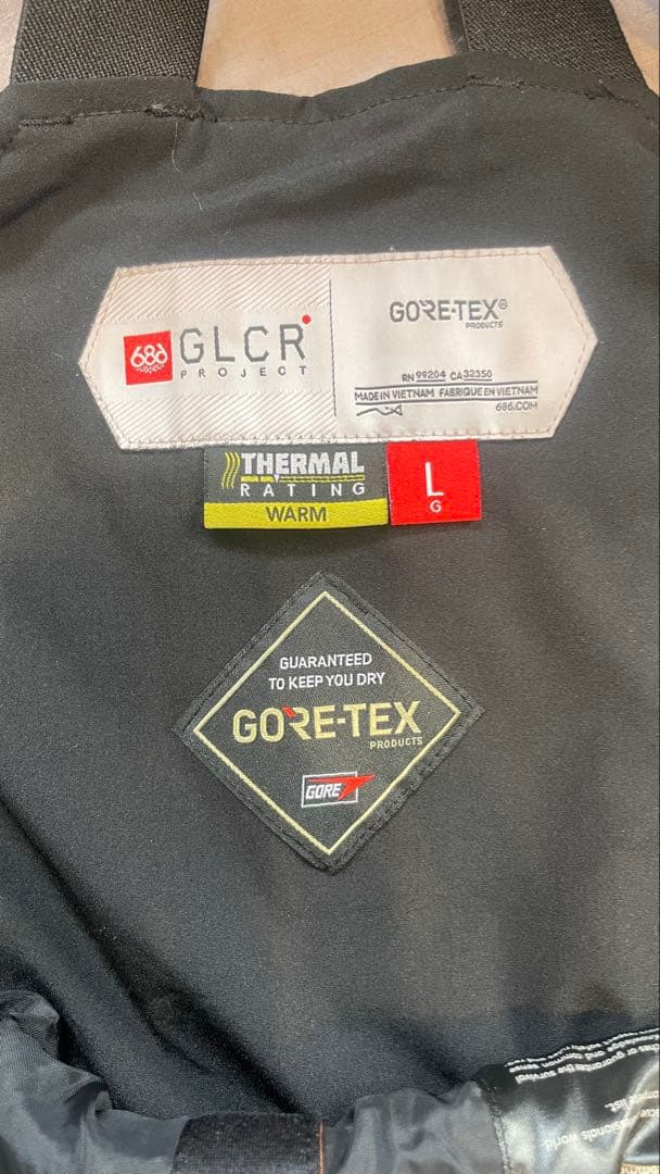スノーボード 686 GORE-TEX stretch dispatch bib L