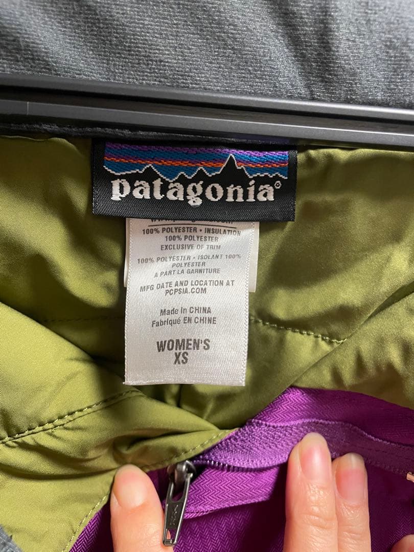 【美品】PATAGONIA レディーススノージャケットM＆パンツXS