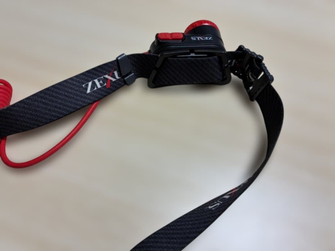 ZEXUS ヘッドランプ 黒・赤