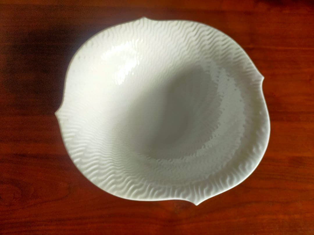 【MEISSEN マイセン】波の戯れ サラダボウル 27cm 　44000円