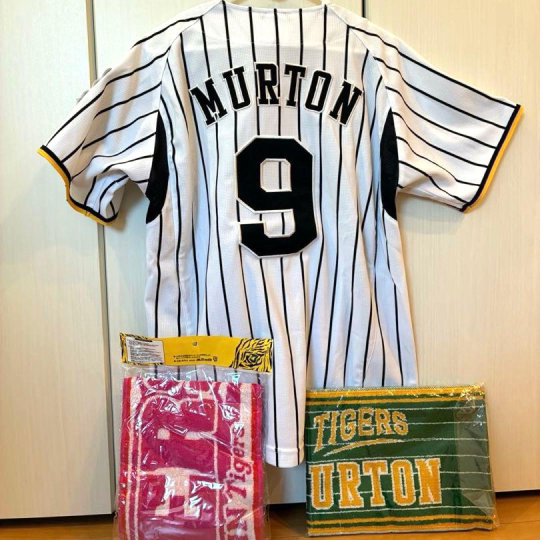 【新品未使用】阪神タイガース　マートン　刺繍ユニフォーム　ホーム　Sサイズ