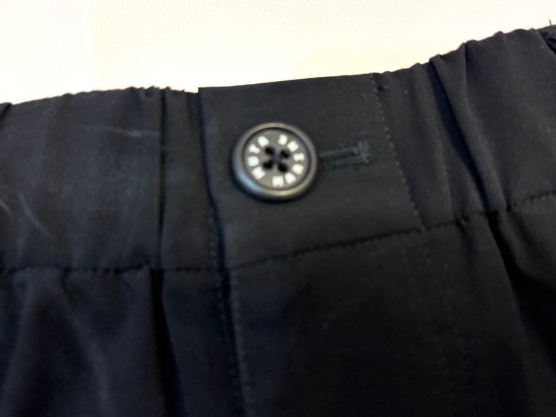 MUTA MARINE ゴルフ ショートパンツ ブラック サイズ5 刺繍ロゴ
