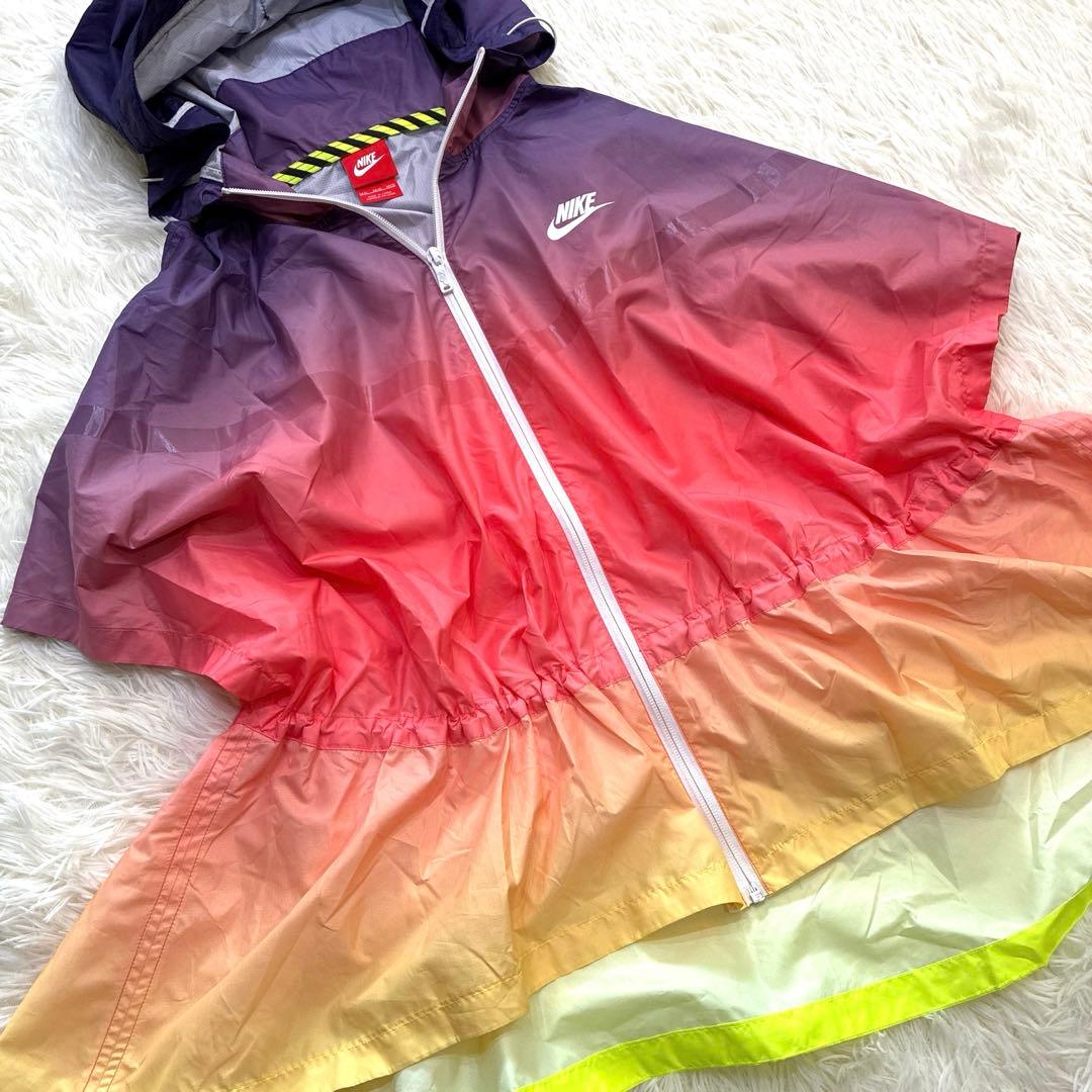 NIKEナイキ サンセット ポンチョ レディース パーカー 薄手 ランニング