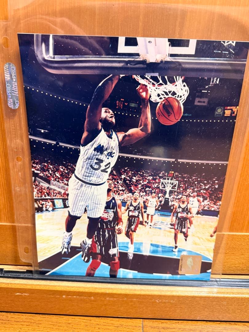 【新品同様】NBA公式 8x10 シャキールオニール　フォト集