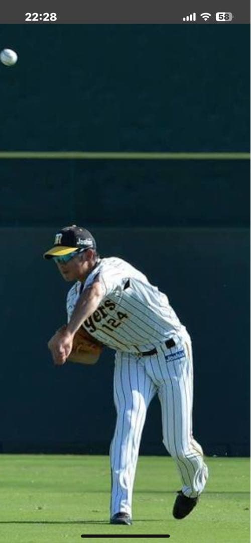 阪神タイガース横田慎太郎　奇跡のバックホーム　ワッペンカスタム