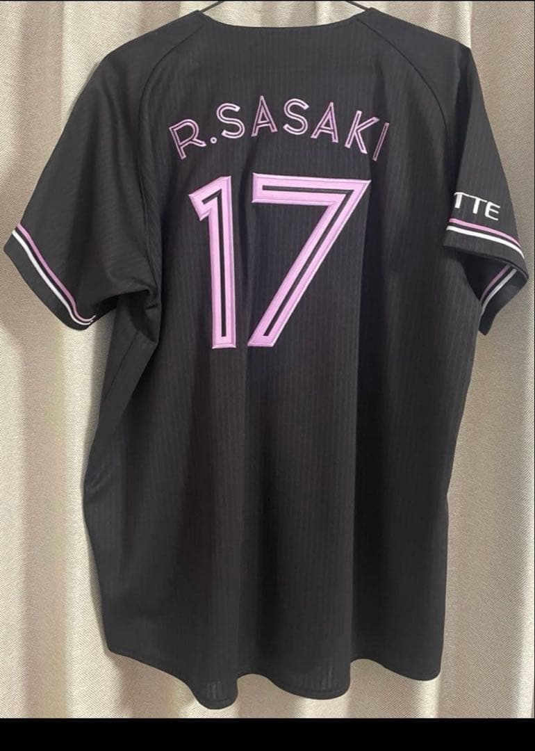 千葉ロッテマリーンズ　2022 BSWユニフォーム佐々木朗希Mサイズ