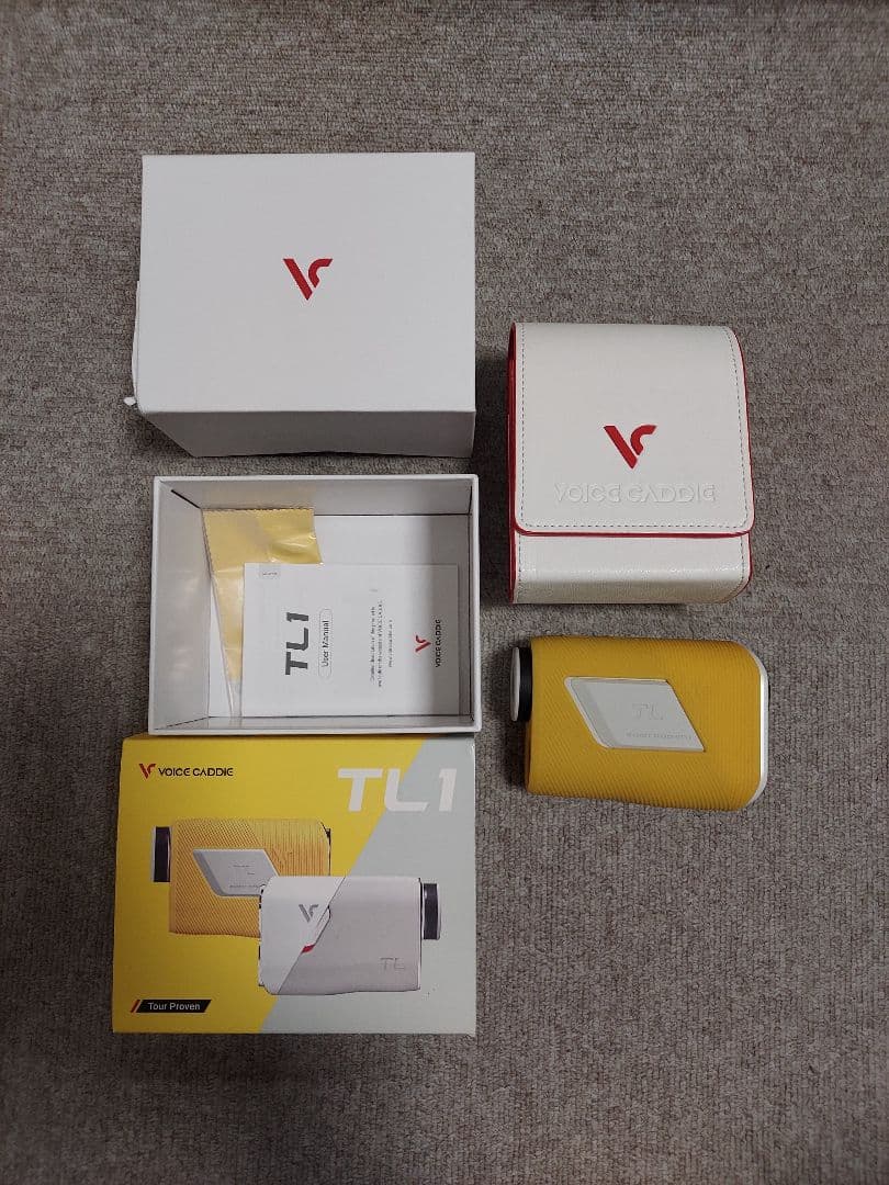 ゴルフ用距離計　Voic　Caddie TL1 イエロー