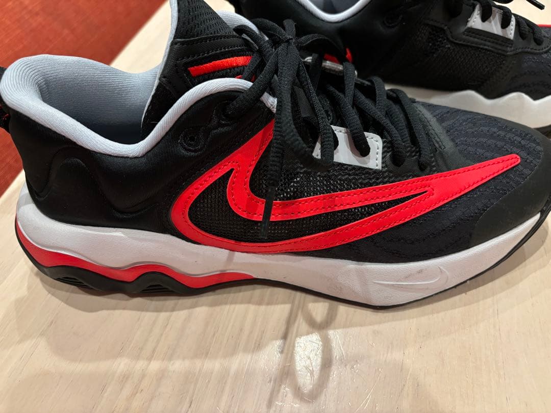 Nike GANNIS 黒/赤 シューズ