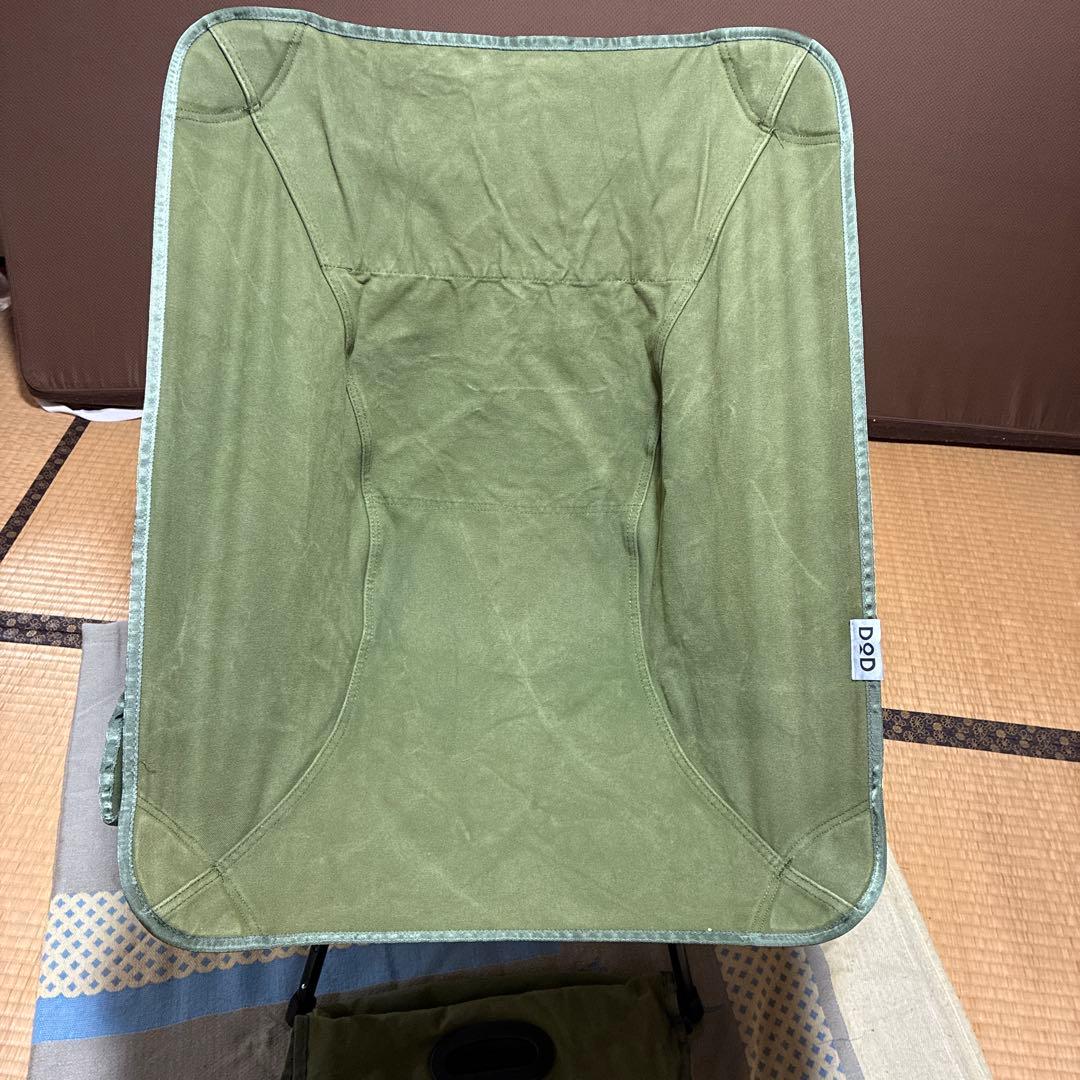 DOD 折りたたみチェア スゴイッス　オリーブグリーン