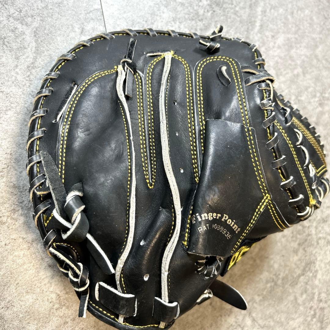 ほぼ新品【BEN】キャッチャーミット/硬式 プロモデル/グローブ　本革　日本製◎
