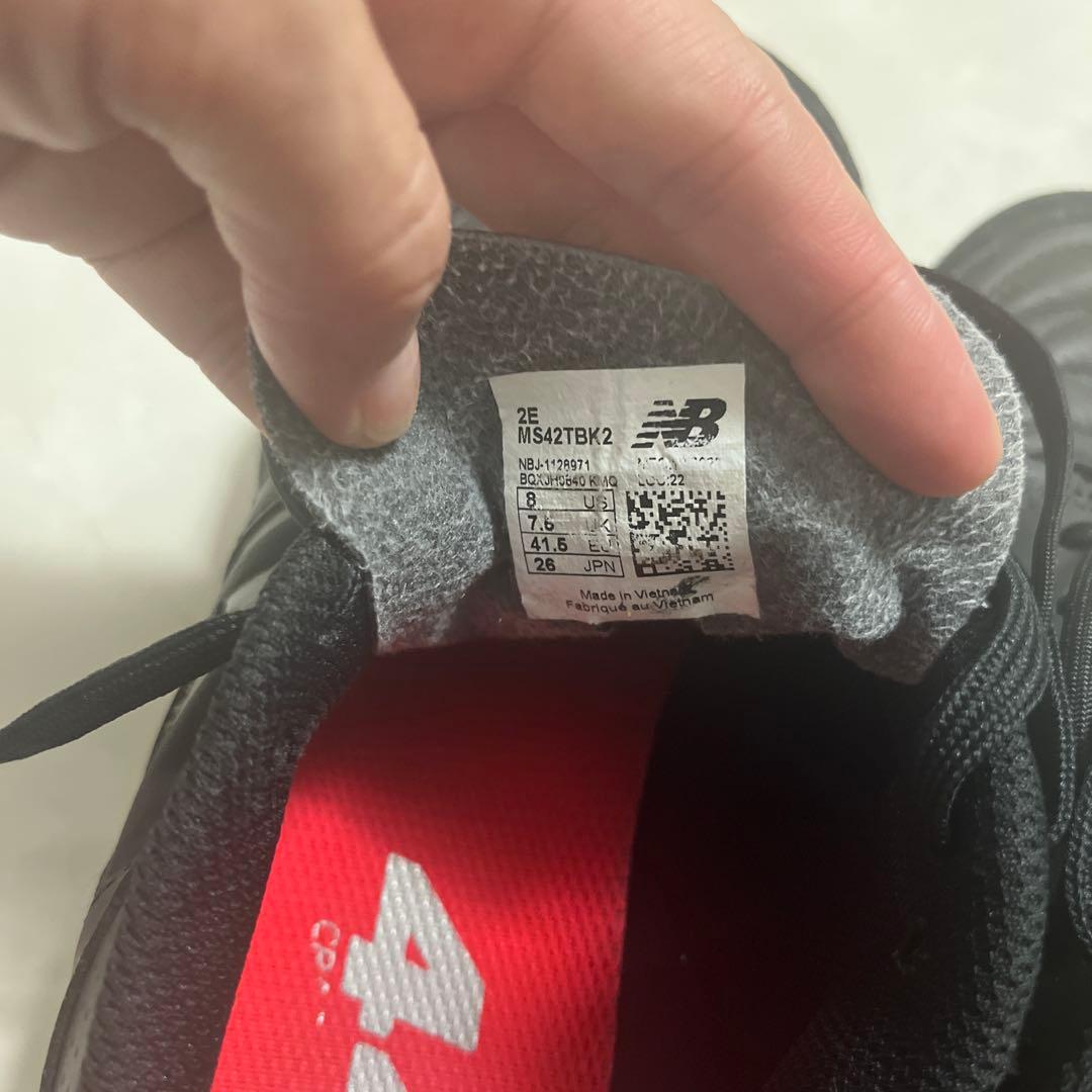 New Balance 442 ブラックシューズ　26cm