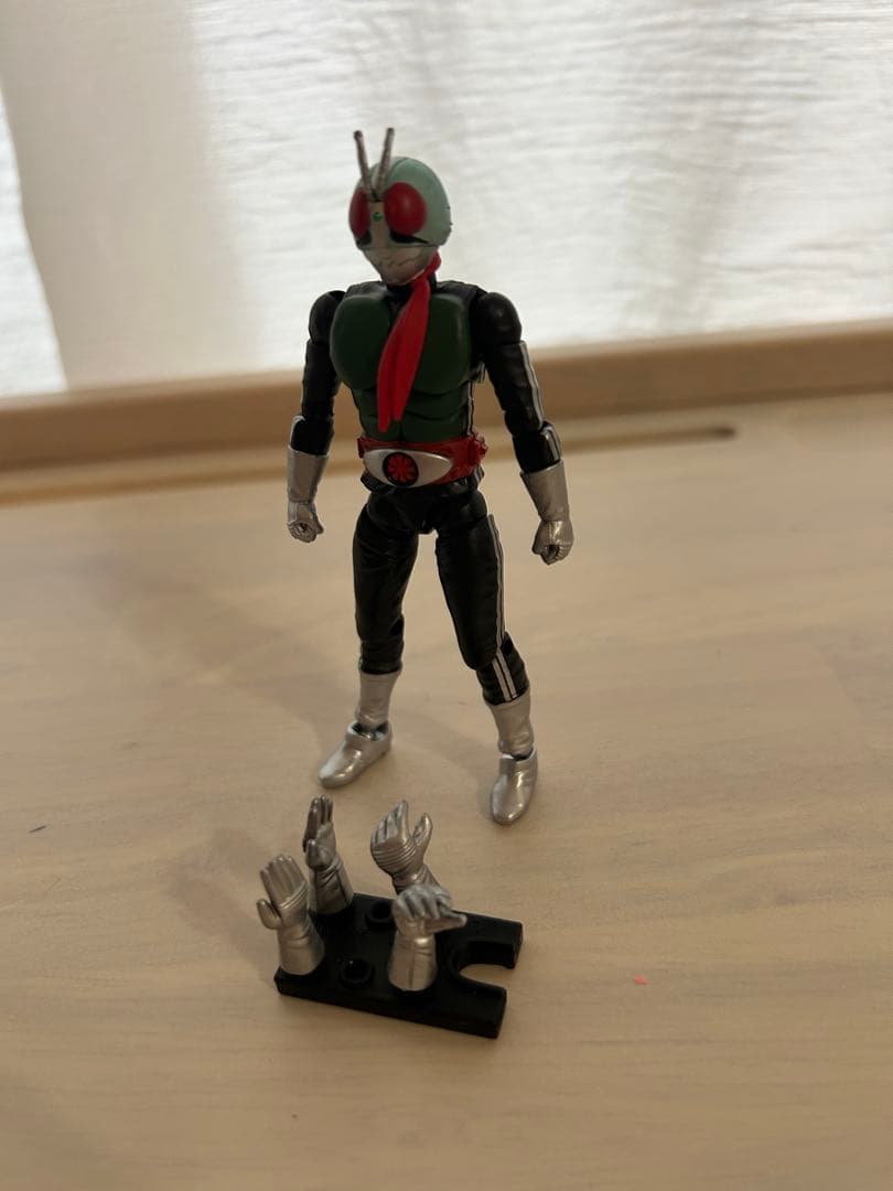 掌動駆　仮面ライダー shodo-x サイクロン号　新一号　セット