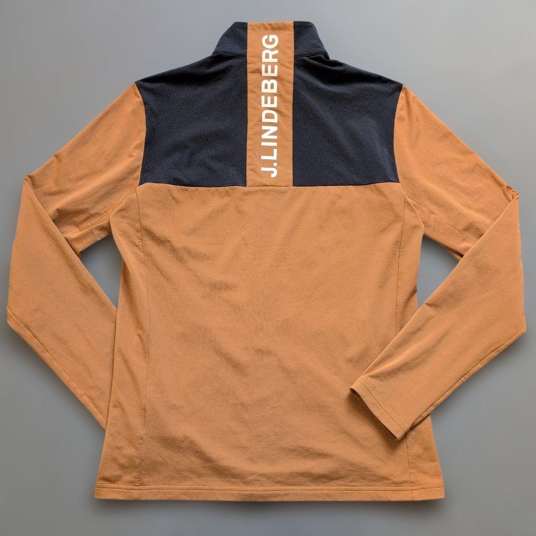 【極美品】ジェイリンドバーグゴルフ　ストレッチフルジップモックネック長袖　M