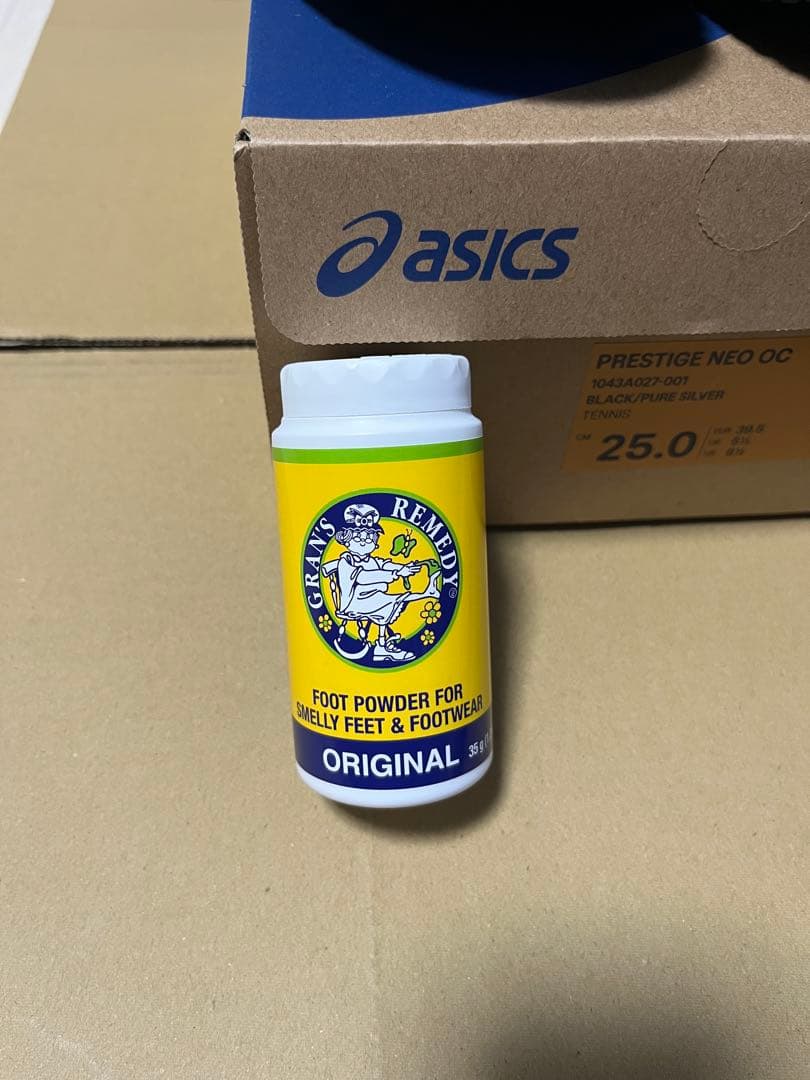ASICS PRESTIGE NEO OC 25.0cm ブラック/ブルー
