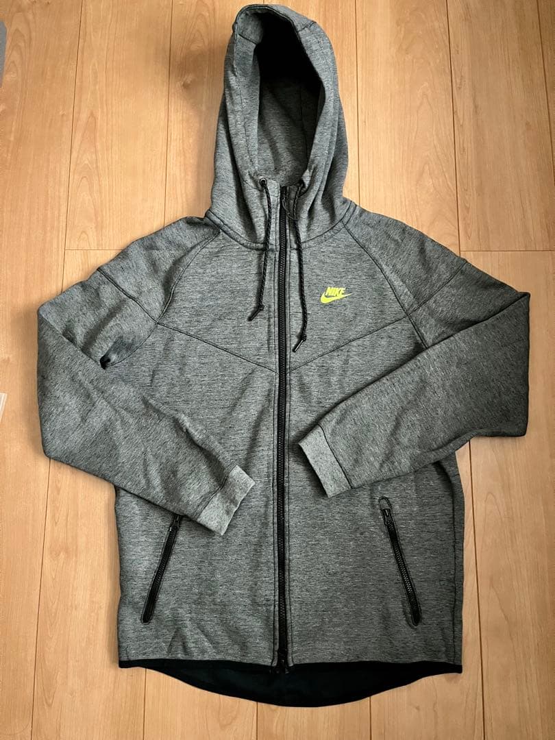 廃盤 NIKE テックフリース セットアップ パーカー パンツ ボルト Neon