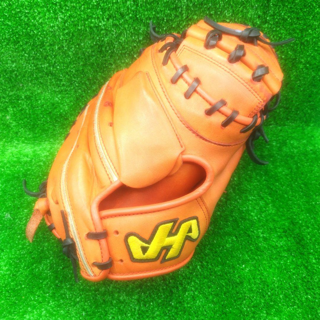 野球　一般軟式　キャッチャーミット　ハタケヤマ