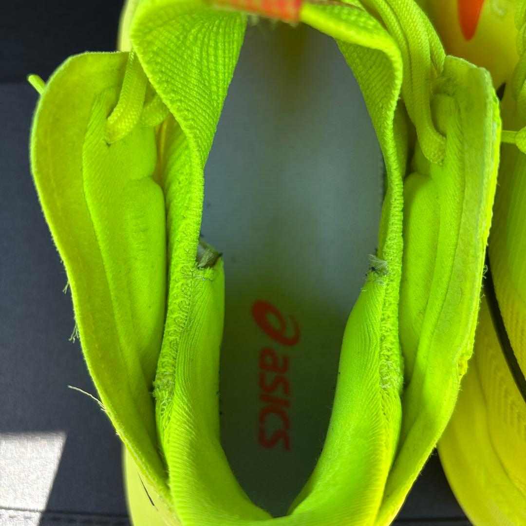 ASICS RISE 2 バレーボールシューズ 蛍光イエロー28センチ