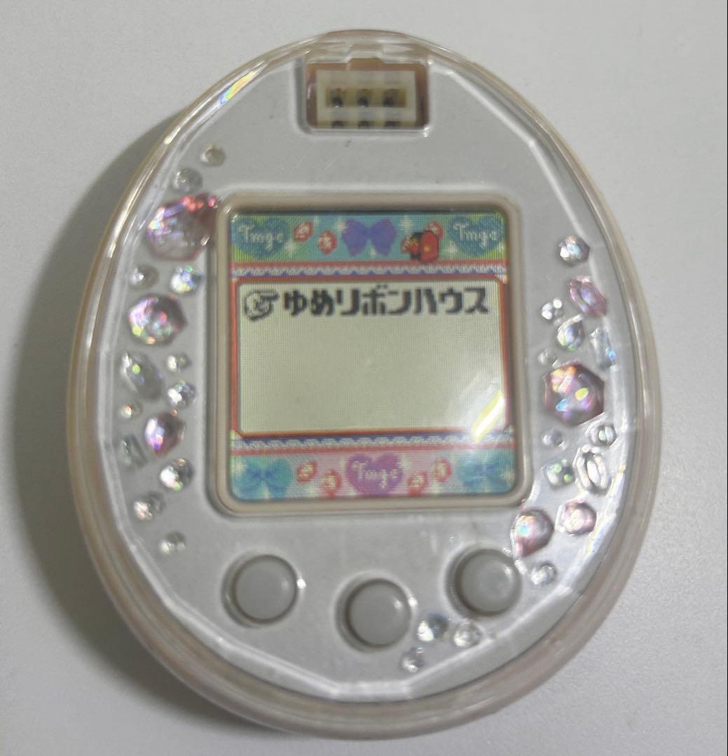 たまデコピアス ゆめみるチェンジリボン ストラップ付き たまごっちP's ピース