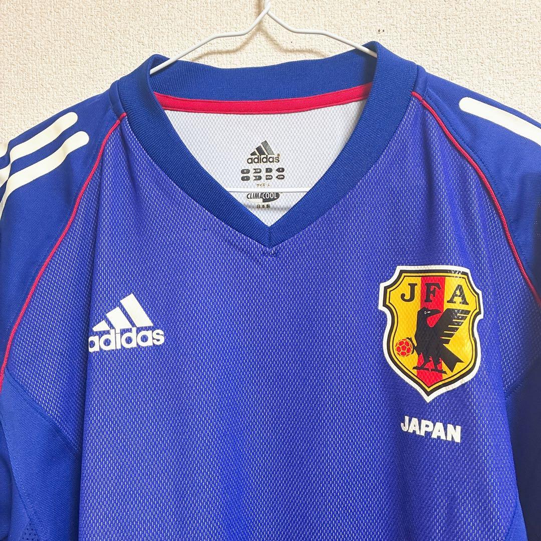 [美品]サッカー日本代表　Y2K 長袖ユニフォーム　Lサイズ
