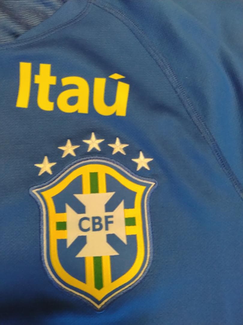 Nike Brazil ブラジル代表 トレーニングシャツ 青