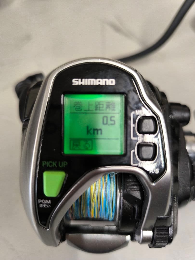 【シマノ】15フォースマスター 800 使用距離0.5km 使用5.0時間