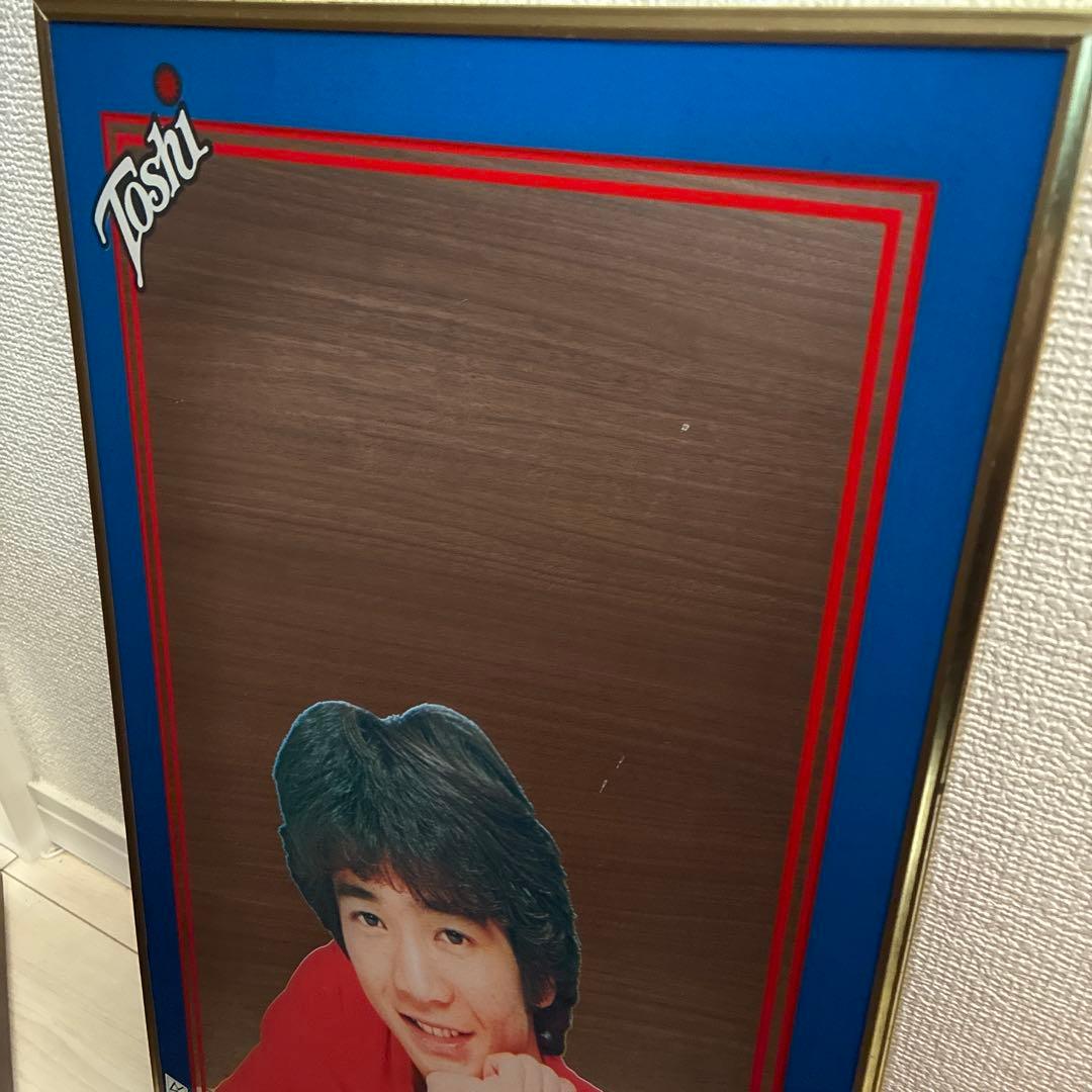 当時物　レア　田原俊彦さん　壁掛け鏡